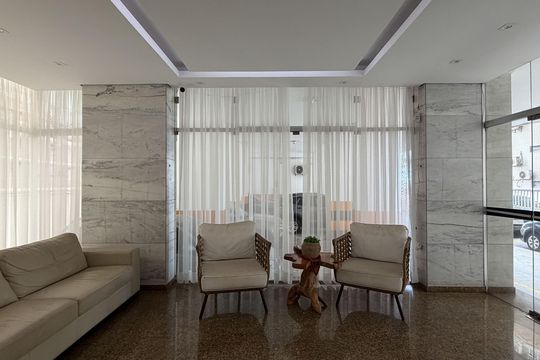 Área comum de apartamento para alugar com 1 quarto, 45m² em Gonzaga, Santos