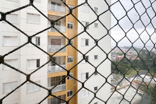 Vista da Sacada de apartamento à venda com 2 quartos, 46m² em Santa Terezinha, São Bernardo do Campo