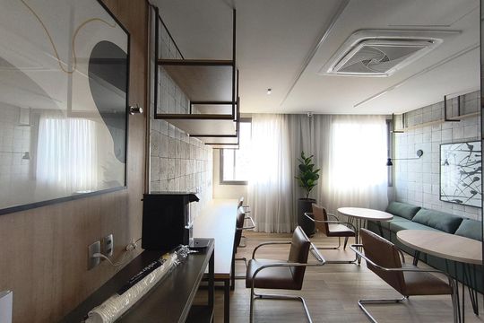 Área comum de apartamento para alugar com 1 quarto, 35m² em Vila Mariana, São Paulo