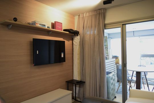 Sala de apartamento para alugar com 1 quarto, 44m² em Jardim Paulista, São Paulo