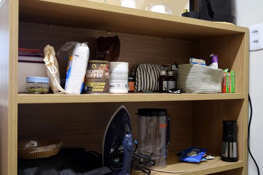 Cozinha de apartamento para alugar com 1 quarto, 44m² em Jardim Paulista, São Paulo