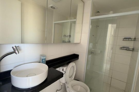 Banheiro de apartamento para alugar com 2 quartos, 45m² em Ipiranga, São Paulo