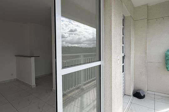 Varanda  de apartamento para alugar com 2 quartos, 65m² em Morro Nova Cintra, Santos
