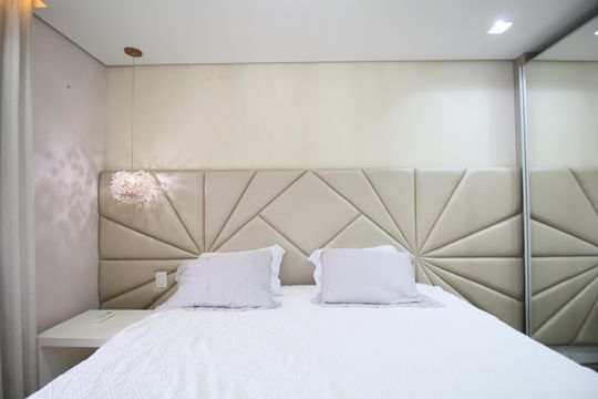 suíte  de apartamento para alugar com 3 quartos, 128m² em Jardim Vazani, São Paulo