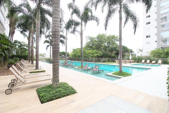 Área comum - Piscina de apartamento para alugar com 3 quartos, 128m² em Jardim Vazani, São Paulo