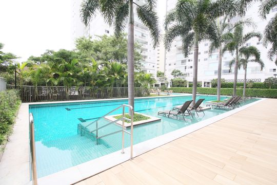 Área comum - Piscina de apartamento para alugar com 3 quartos, 128m² em Jardim Vazani, São Paulo