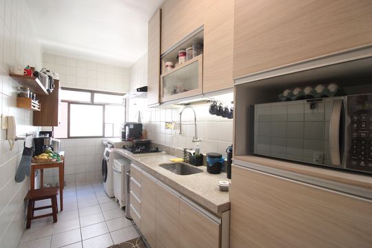 Cozinha de apartamento à venda com 2 quartos, 69m² em Pechincha, Rio de Janeiro
