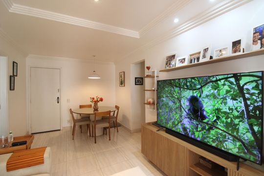 Sala de apartamento à venda com 2 quartos, 69m² em Pechincha, Rio de Janeiro