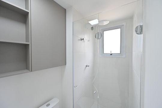 Banheiro Social de apartamento para alugar com 1 quarto, 37m² em Planalto Paulista, São Paulo