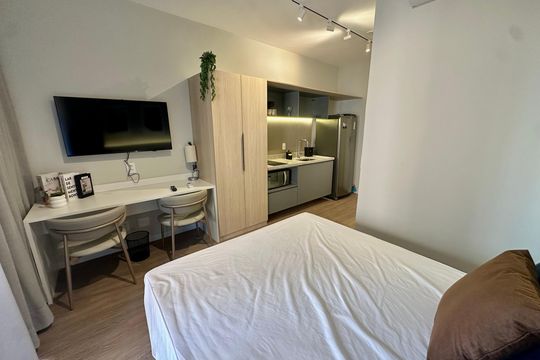 Studio de kitnet/studio à venda com 1 quarto, 50m² em Campo Belo, São Paulo