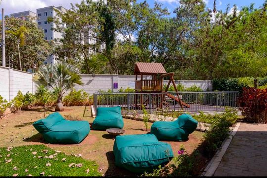 Área comum de apartamento para alugar com 2 quartos, 46m² em Cabral, Contagem