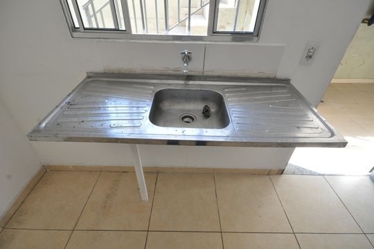 Cozinha de casa para alugar com 1 quarto, 22m² em Parque Novo Mundo, São Paulo