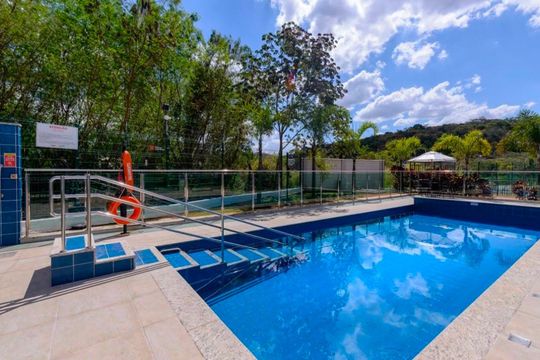 Área comum de apartamento para alugar com 2 quartos, 48m² em Cabral, Contagem