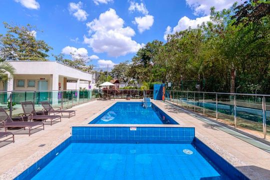 Área comum de apartamento para alugar com 2 quartos, 48m² em Cabral, Contagem