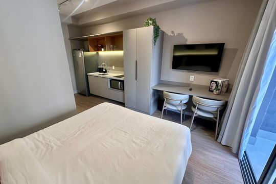 Studio de kitnet/studio à venda com 1 quarto, 50m² em Campo Belo, São Paulo