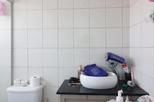 Quarto 1 - Suíte Banheiro  de casa de condomínio à venda com 3 quartos, 73m² em Jardim Borborema, São Bernardo do Campo