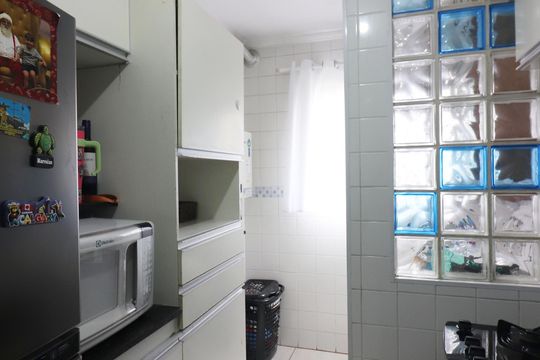 Cozinha  de casa de condomínio à venda com 3 quartos, 73m² em Jardim Borborema, São Bernardo do Campo