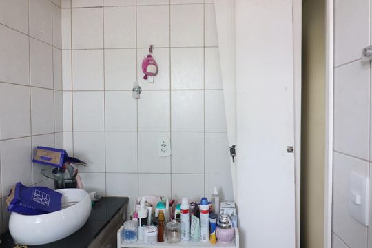 Quarto 1 - Suíte Banheiro  de casa de condomínio à venda com 3 quartos, 73m² em Jardim Borborema, São Bernardo do Campo