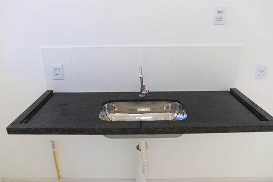 Cozinha e Área de Serviço de apartamento para alugar com 3 quartos, 60m² em Vila Maria Dilce, Goiânia