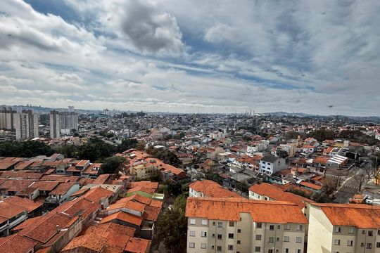 Quarto 1 Vista de apartamento para alugar com 2 quartos, 31m² em Parque Erasmo Assunção, Santo André