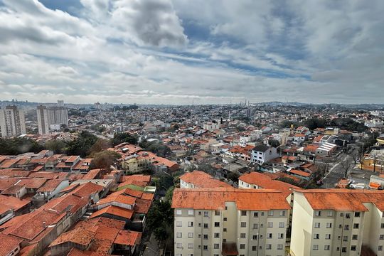 Sala Vista de apartamento para alugar com 2 quartos, 31m² em Parque Erasmo Assunção, Santo André