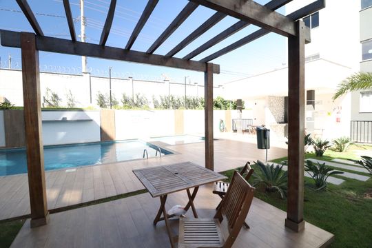 Área comum - Piscina de apartamento para alugar com 2 quartos, 49m² em Martins, Uberlândia