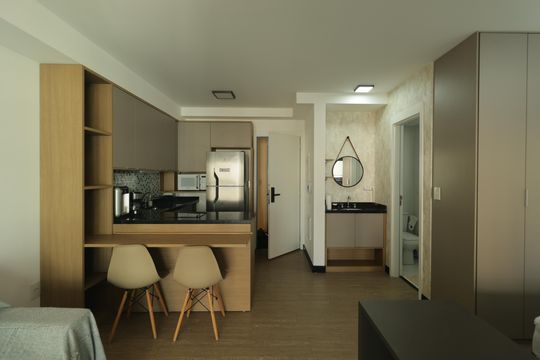 Cozinha de apartamento à venda com 1 quarto, 42m² em Vila Mariana, São Paulo