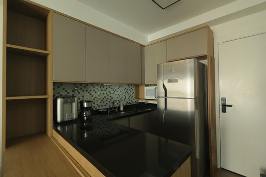 Cozinha de apartamento à venda com 1 quarto, 42m² em Vila Mariana, São Paulo