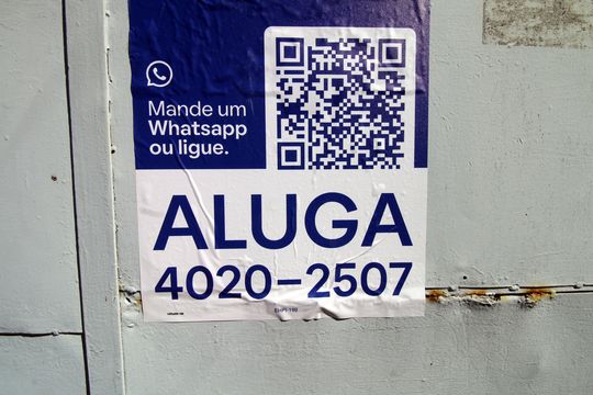 Placa  de casa para alugar com 2 quartos, 40m² em Jardim América, Rio de Janeiro
