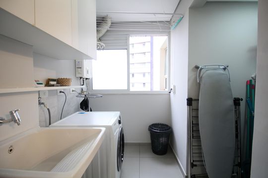 Área de Serviço de apartamento à venda com 2 quartos, 72m² em Vila Andrade, São Paulo