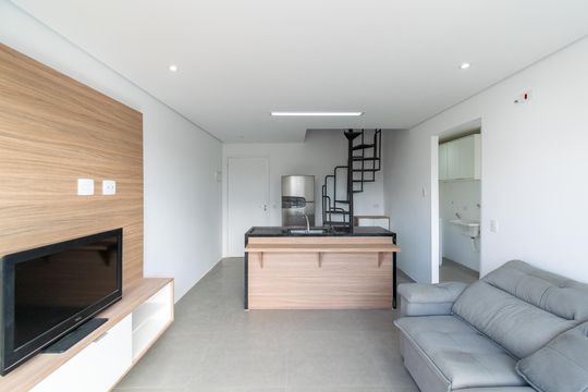 Sala  de apartamento à venda com 1 quarto, 40m² em Vila do Encontro, São Paulo