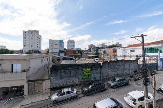 Vista da Sacada de apartamento à venda com 1 quarto, 40m² em Vila do Encontro, São Paulo