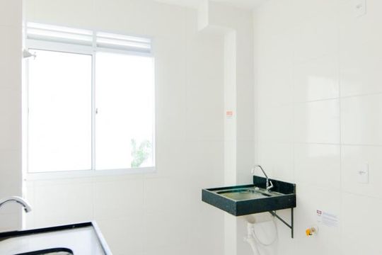Cozinha e Área de Serviço de apartamento para alugar com 2 quartos, 26m² em Jardim Novo Portugal, Guarulhos