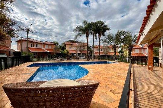 Área Comum - Piscina de casa à venda com 3 quartos, 171m² em Parque Imperador, Campinas