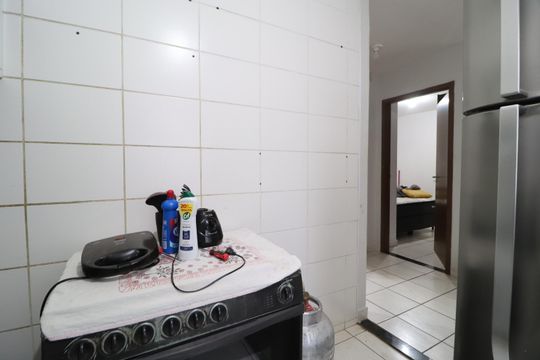 Cozinha de apartamento para alugar com 2 quartos, 45m² em Shopping Park, Uberlândia