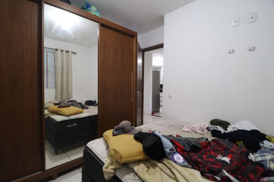 Quarto 1 de apartamento para alugar com 2 quartos, 45m² em Shopping Park, Uberlândia