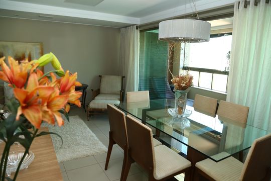 Detalhe da Sala de apartamento à venda com 4 quartos, 140m² em Setor Oeste, Goiânia