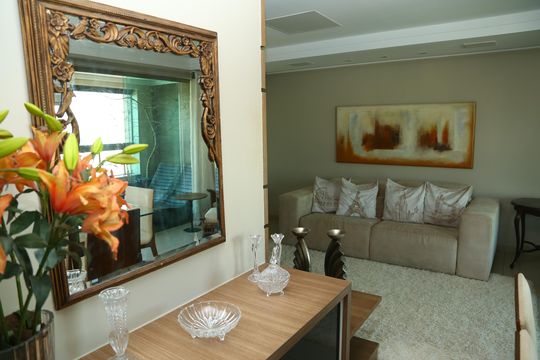 Detalhe da Sala de apartamento à venda com 4 quartos, 140m² em Setor Oeste, Goiânia