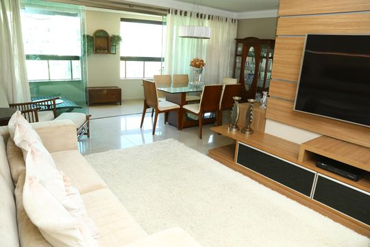 Sala de apartamento à venda com 4 quartos, 140m² em Setor Oeste, Goiânia