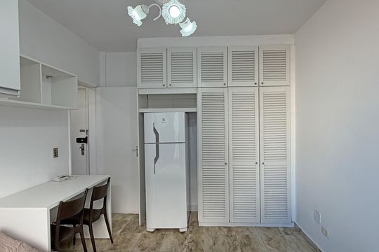 Studio de kitnet/studio para alugar com 1 quarto, 30m² em Gonzaga, Santos