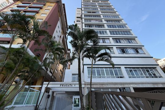 Fachada de kitnet/studio para alugar com 1 quarto, 30m² em Gonzaga, Santos