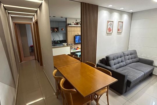 Sala de apartamento à venda com 2 quartos, 44m² em Parque Industrial, Campinas