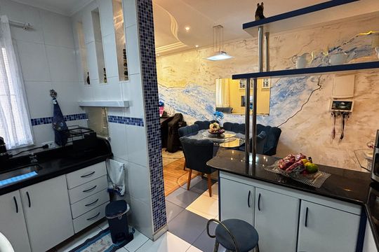 Cozinha de apartamento à venda com 2 quartos, 120m² em Jardim Ipanema, Santo André