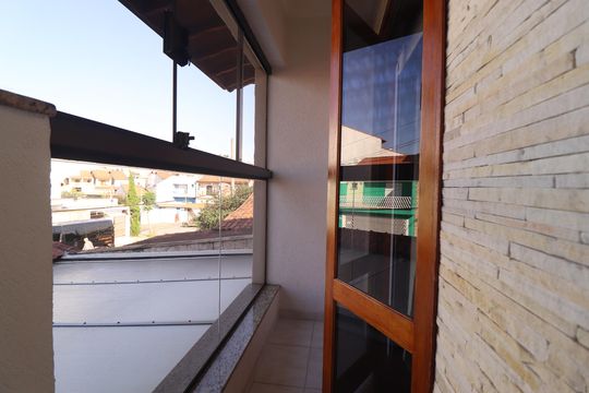 Varanda Quarto 1 suíte de casa à venda com 3 quartos, 252m² em Parque Marajoara, Santo André