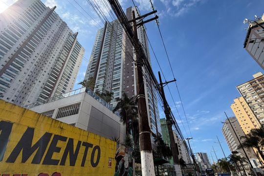 Fachada de apartamento para alugar com 2 quartos, 77m² em José Menino, Santos