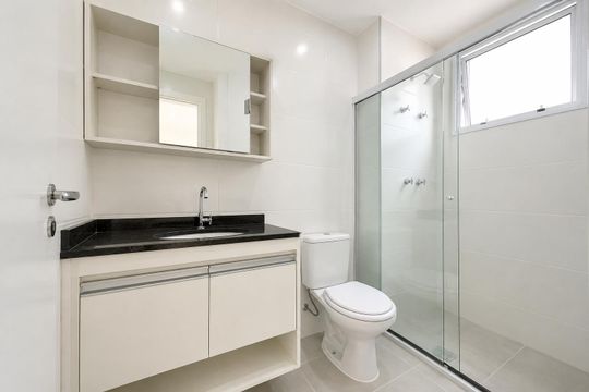Banheiro de apartamento para alugar com 2 quartos, 54m² em Jardim Residencial Village, Limeira