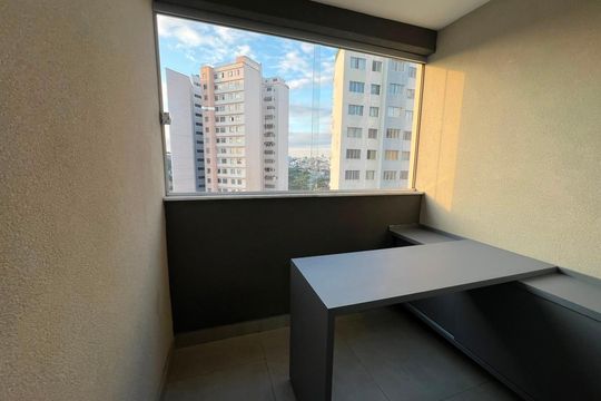 Varanda de apartamento à venda com 1 quarto, 40m² em Barro Preto, Belo Horizonte