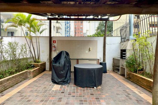 Churrasqueira de apartamento para alugar com 1 quarto, 54m² em Jardins, São Paulo
