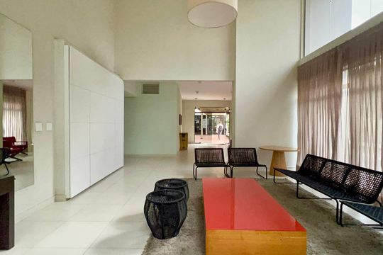 Hall de entrada de apartamento para alugar com 1 quarto, 54m² em Jardins, São Paulo