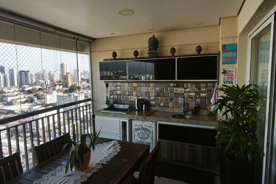Varanda de apartamento à venda com 3 quartos, 110m² em Ipiranga, São Paulo
